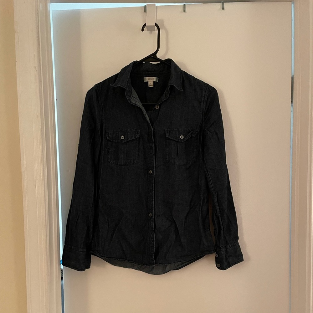JCrew Denim Shirt—size 0